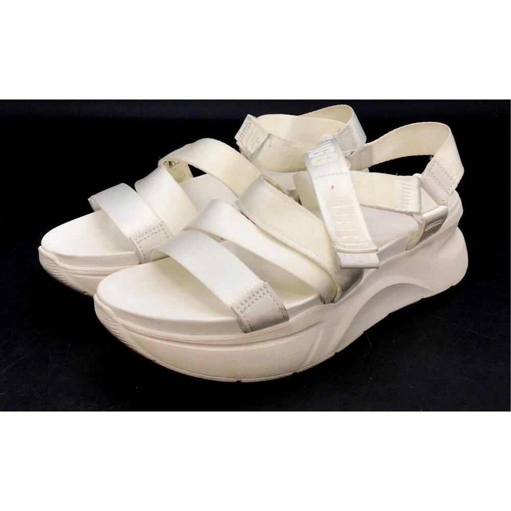 Ugg White LA Shore Strappy Sandal Sz. 9.5